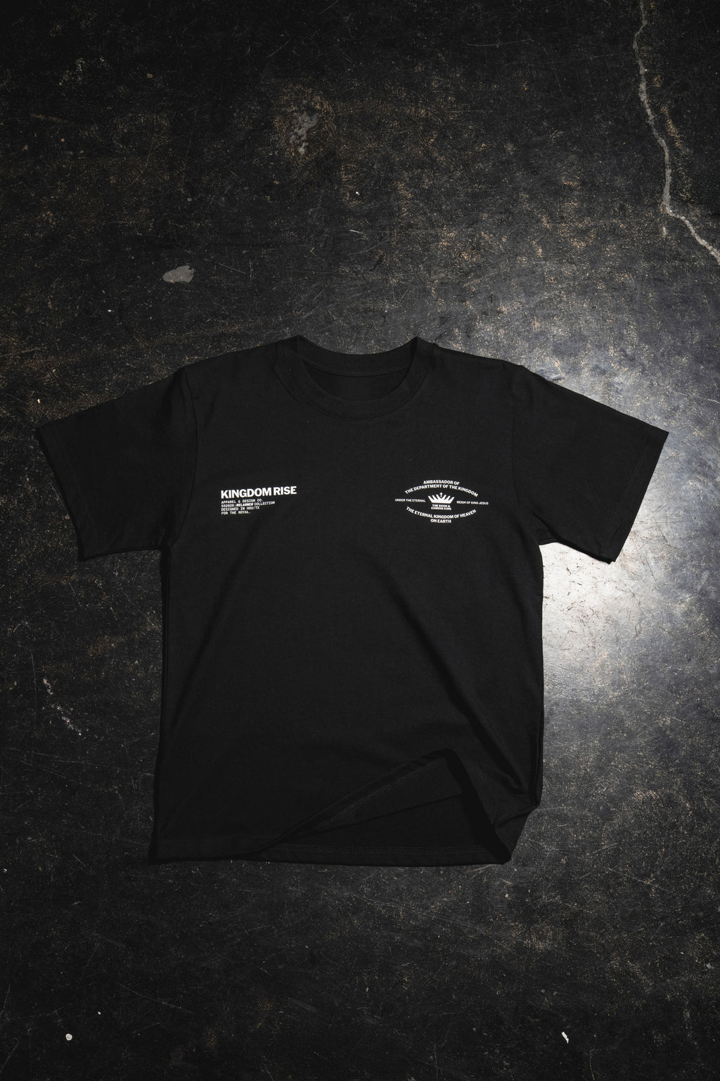 Kingdom Dept. Essential Tee - Black | Unisex Cotton T-Shirt