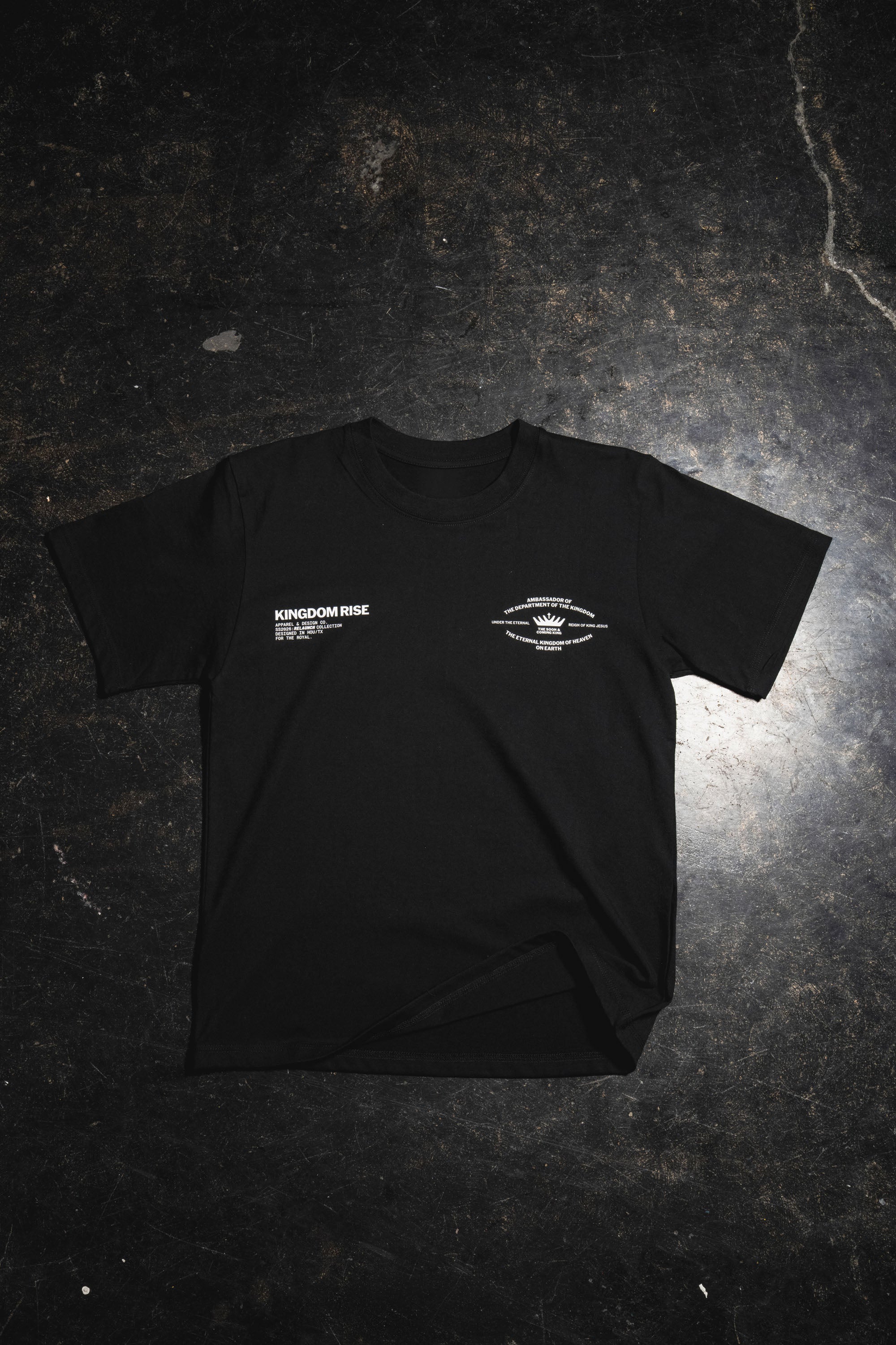 Kingdom Dept. Essential Tee - Black | Unisex Cotton T-Shirt
