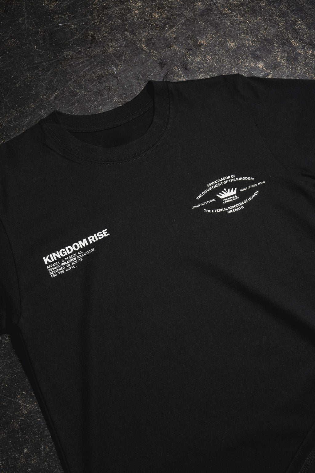 Kingdom Dept. Essential Tee - Black | Unisex Cotton T-Shirt