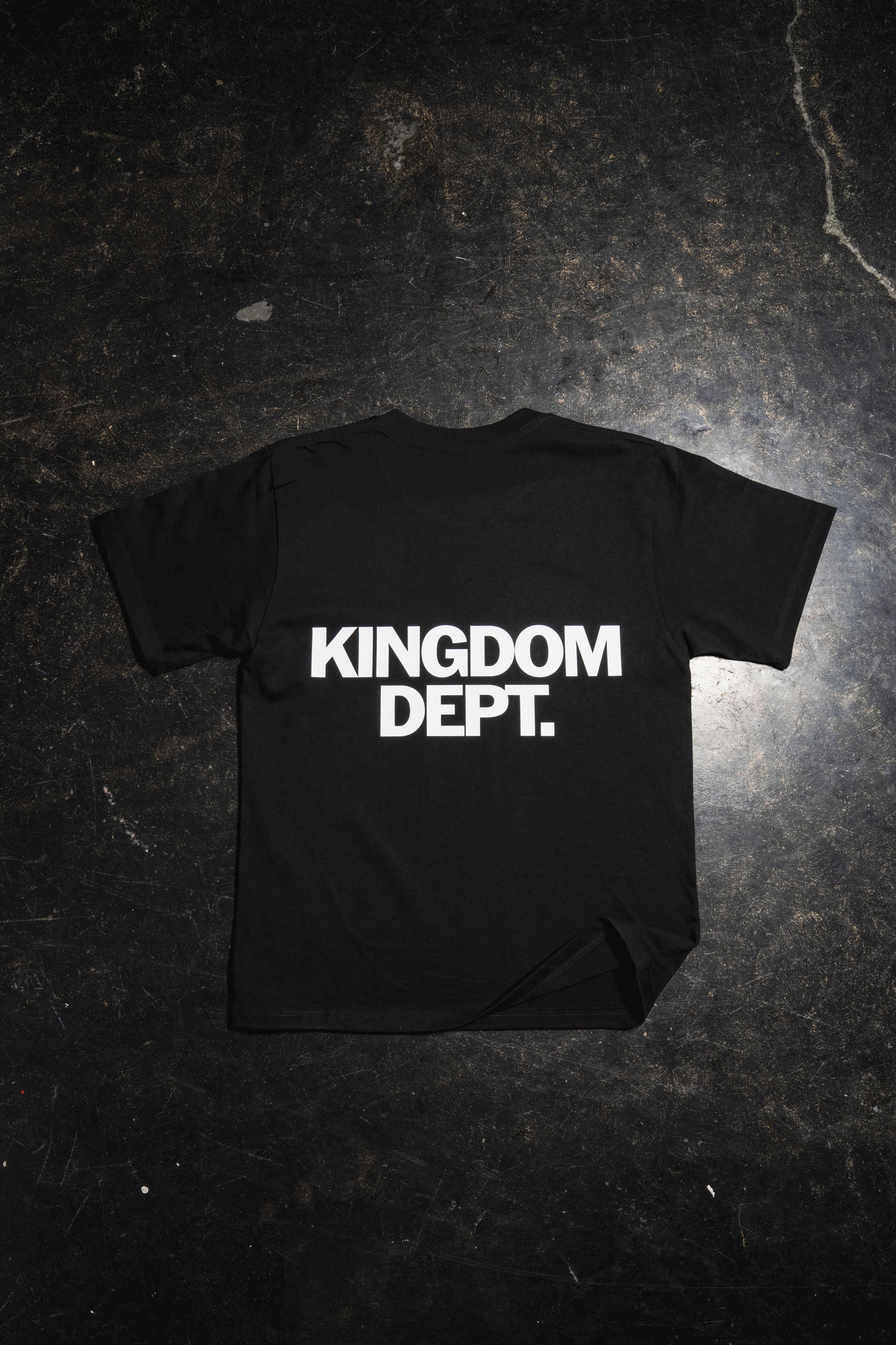 Kingdom Dept. Essential Tee - Black | Unisex Cotton T-Shirt