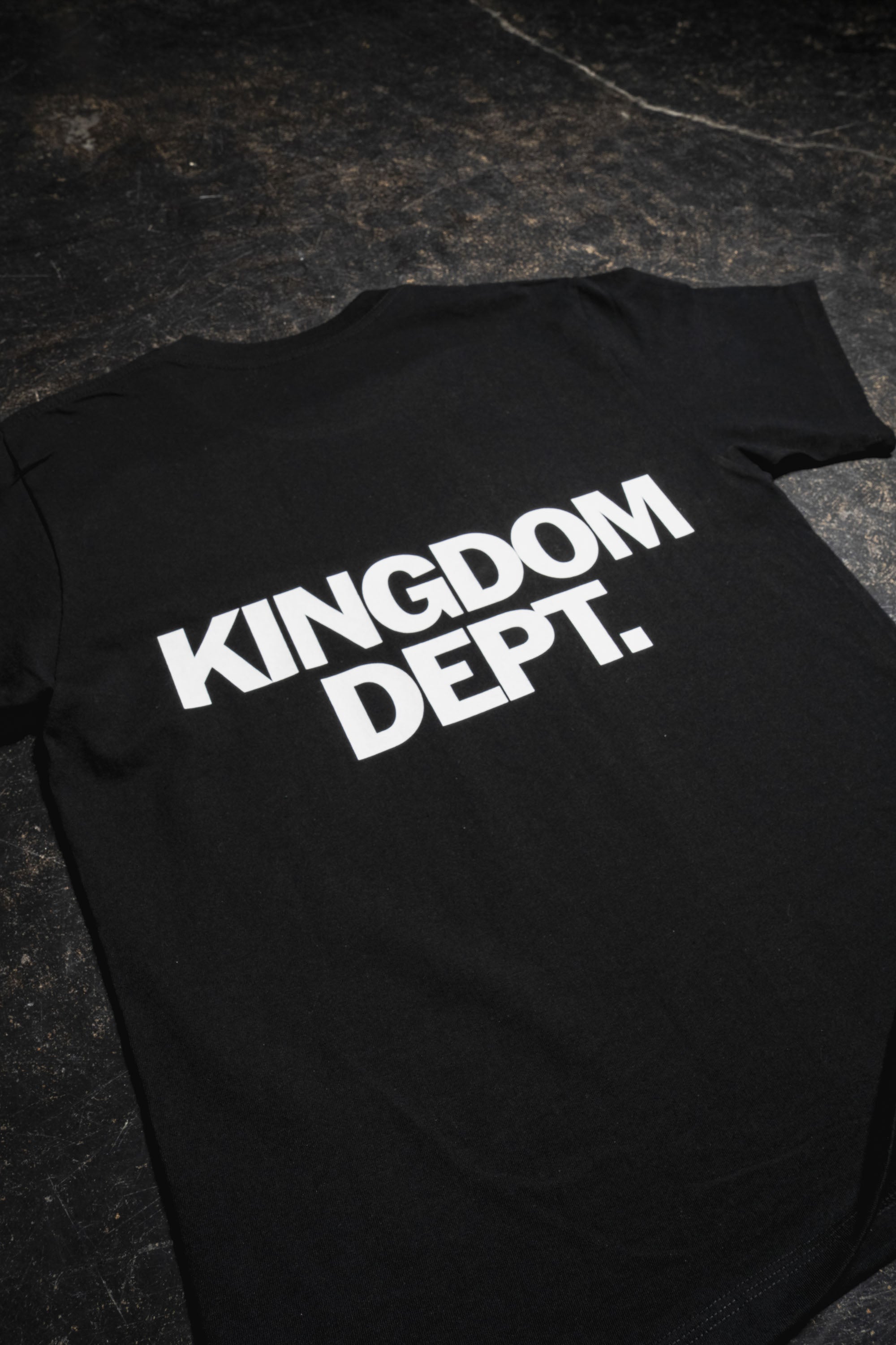 Kingdom Dept. Essential Tee - Black | Unisex Cotton T-Shirt