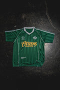 Kingdom Citizens Soccer Club Jersey - Green | Shadow Stripe Collared Soccer Jersey