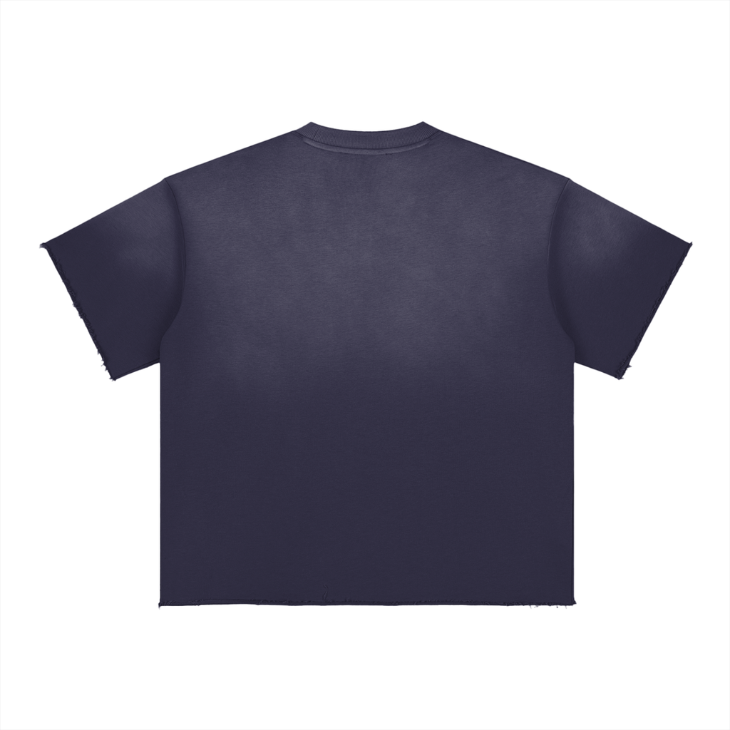 Kingdom Citizen Premium Tee | Sun Fade Raw Edge T-Shirt