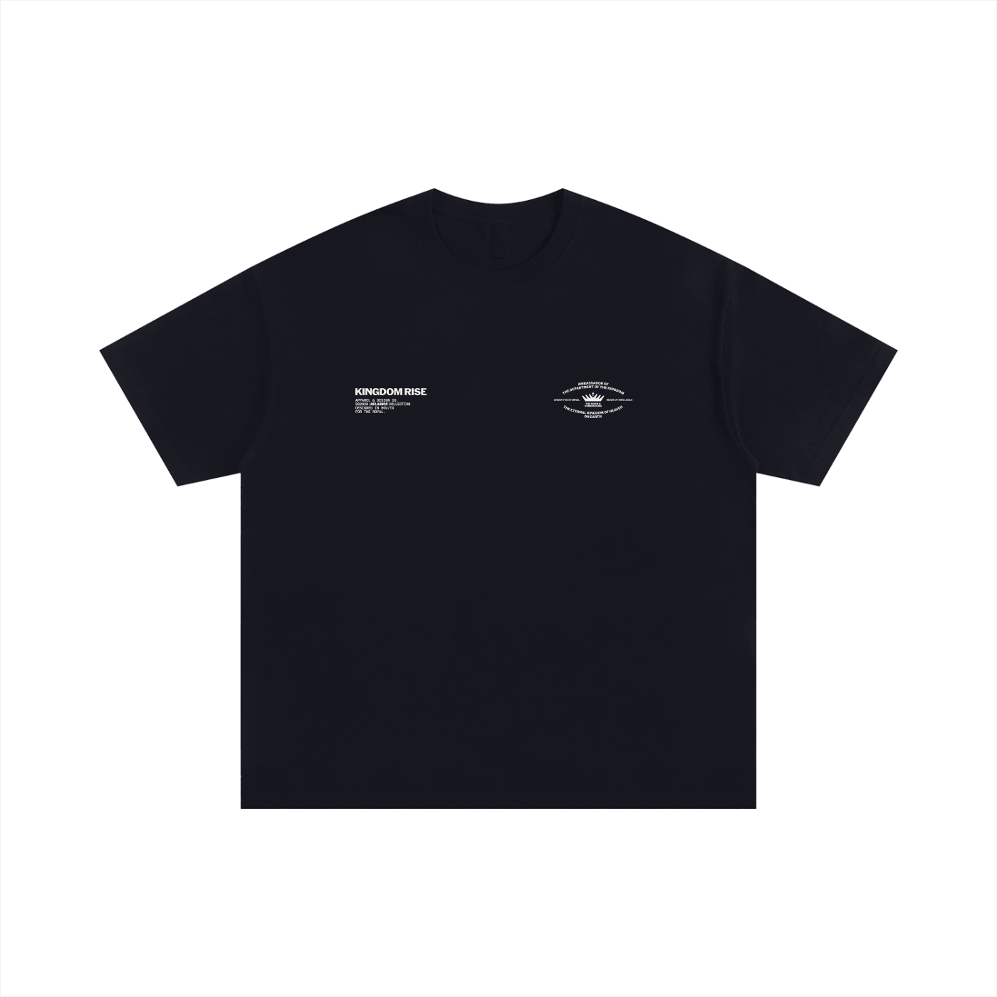 Kingdom Dept. Essential Tee - Black | Unisex Cotton T-Shirt
